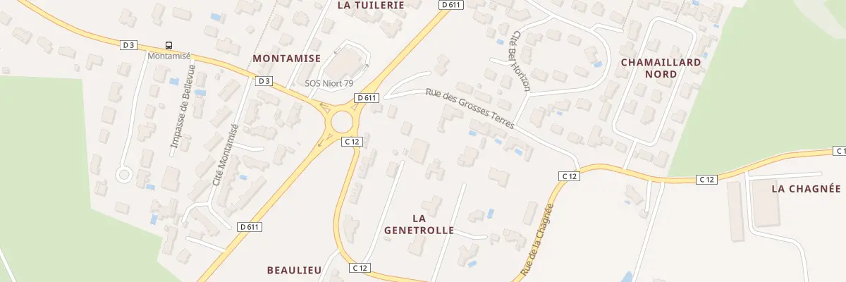 Plan du 8 Rue des Grosses Terres à Bessines