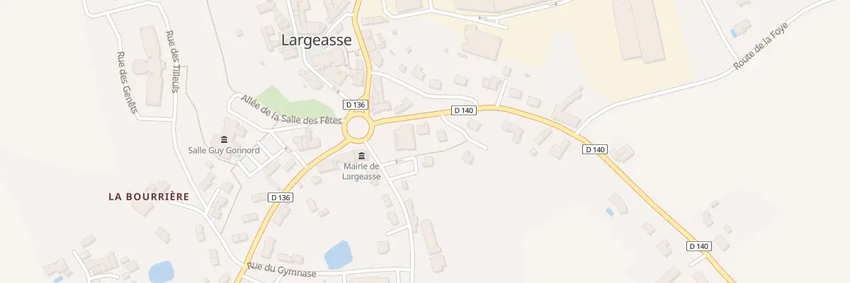 Plan du 2 Rue de la Gâtine à Largeasse