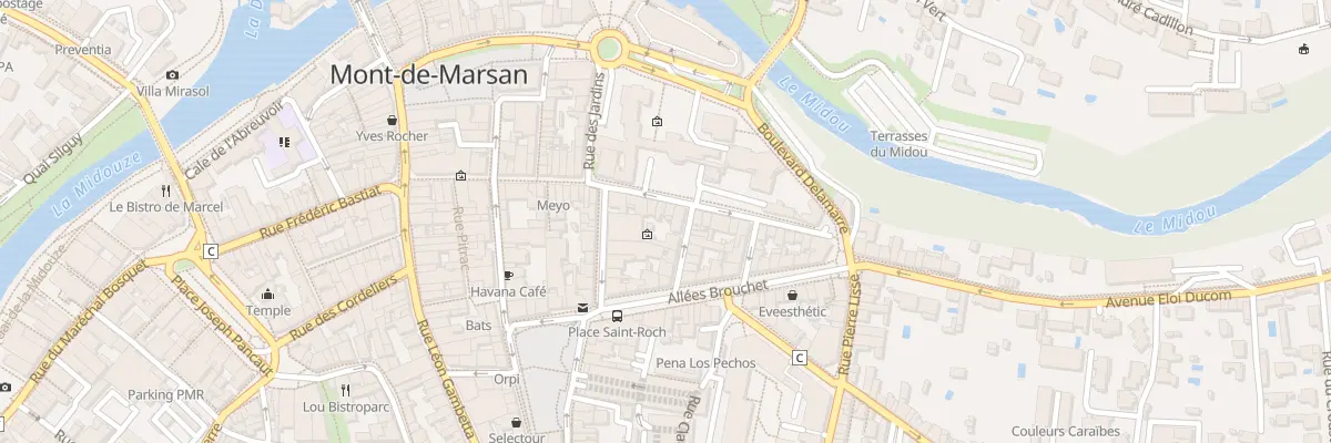 Plan du 27 Rue A Lesbazeilles à Mont-de-Marsan