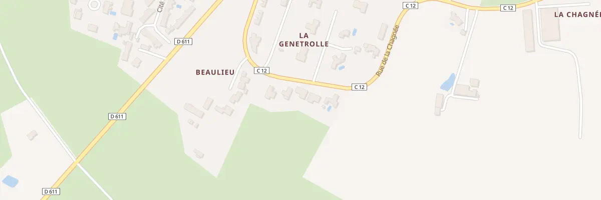 Plan du 20 Rue de la Chagnée à Bessines