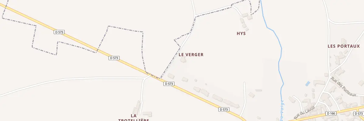 Plan du 1 Che d’Hys à La Cropte
