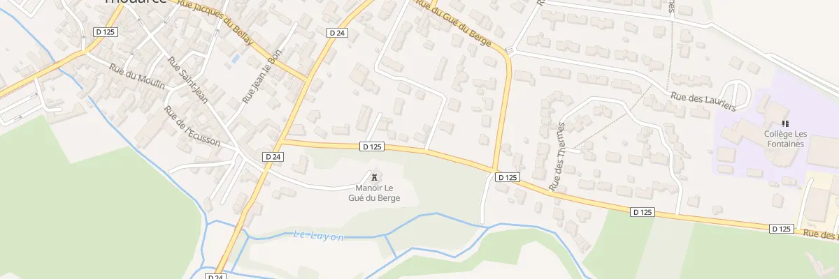 Plan du 13 Rue des Fontaines à Bellevigne-en-Layon