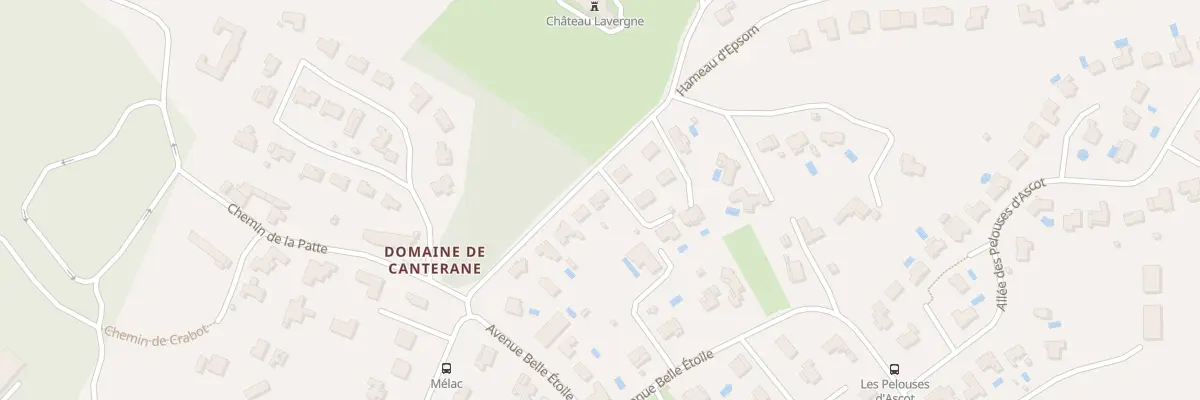 Plan du 5 Che de Melac à Bouliac