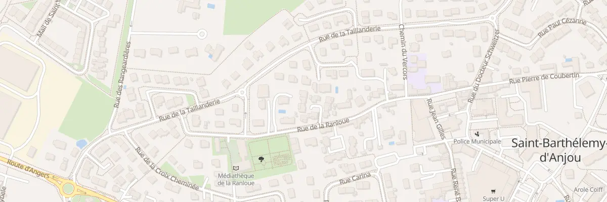 Plan du 36B Rue de la Ranloue à Saint-Barthélemy-d’Anjou
