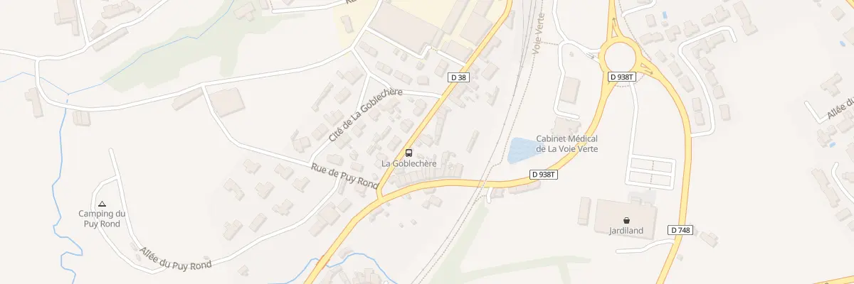 Plan du 4 Bd de la Goblechere à Bressuire