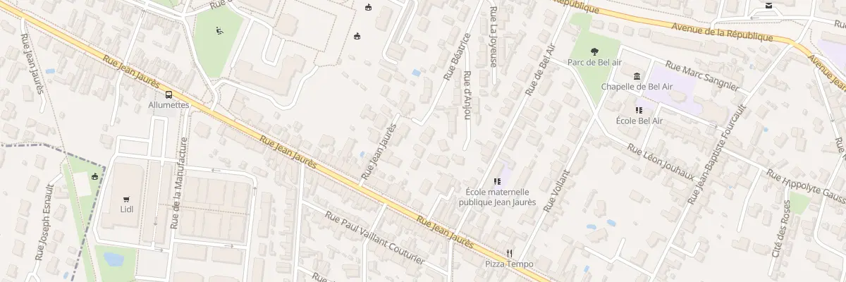 Plan du 9001 Rue Béatrice à Trélazé