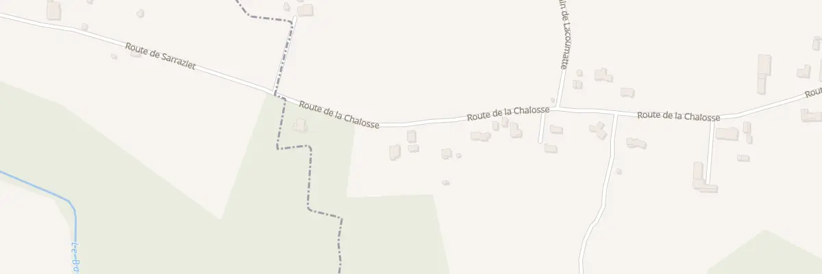 Plan du 807 Rte de la Chalosse à Sarraziet