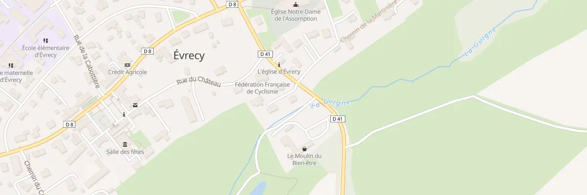 Plan du 10 Rue d’Yverdon à Évrecy