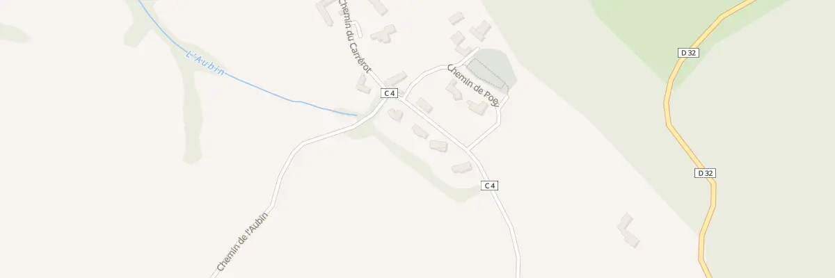 Plan du 9714 Canton à Cescau