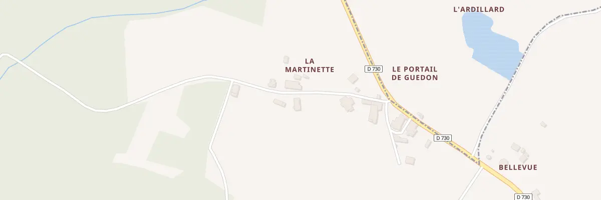 Plan du 17 La Martinette à Courpignac