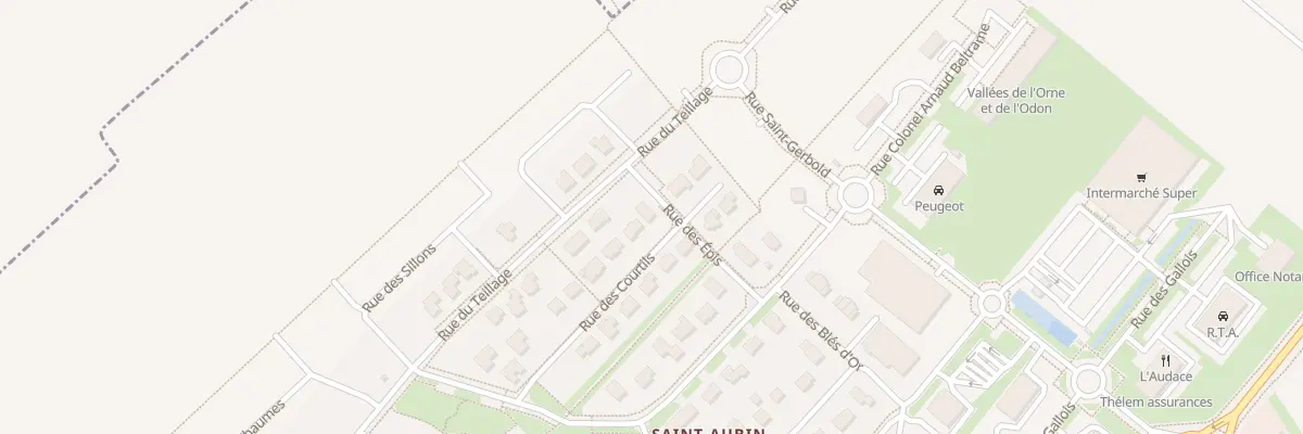 Plan du 3 Rue des Épis à Évrecy