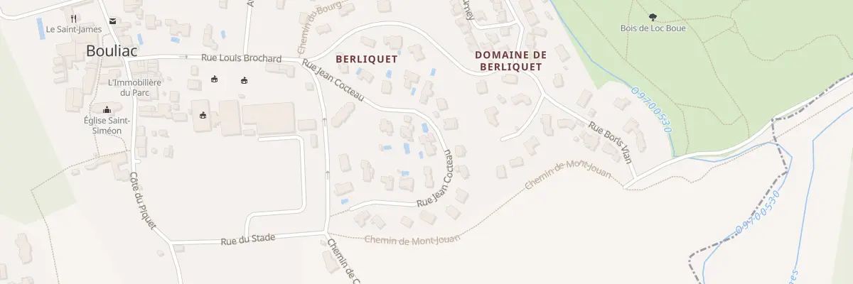 Plan du 6 Lot Les Hauts de Greenfiel à Bouliac
