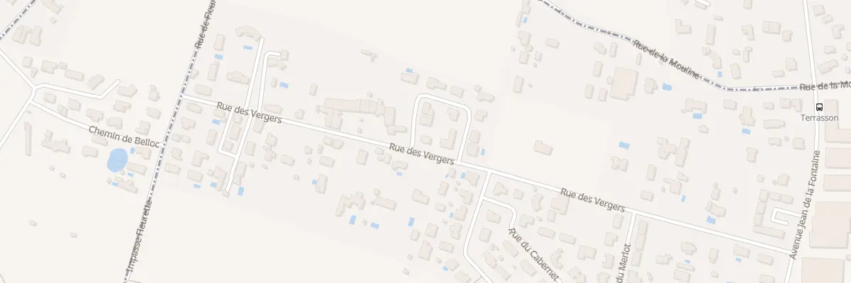 Plan du 21 Rue des Vergers à Carbon-Blanc