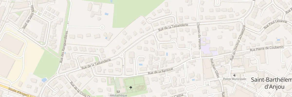 Plan du 25 Rue de la Taillanderie à Saint-Barthélemy-d’Anjou