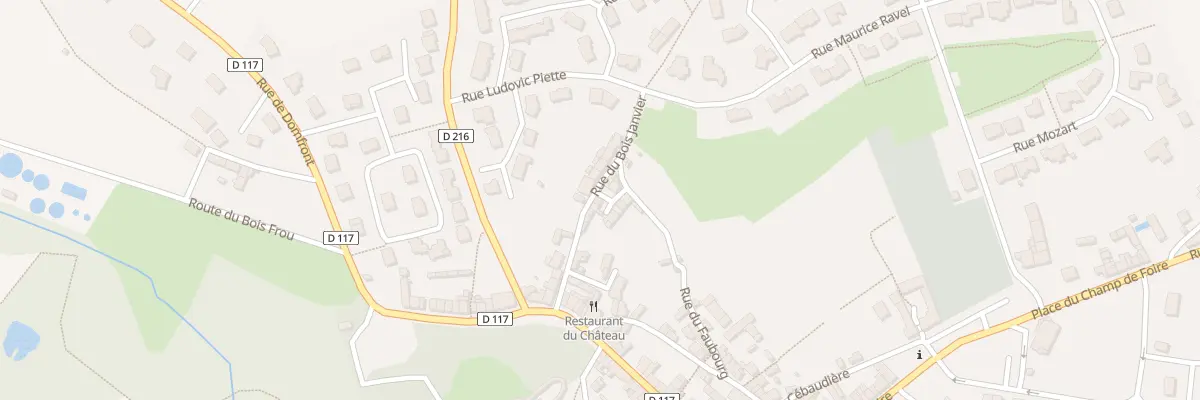 Plan du 14 Rue du bois janvier à Lassay-les-Châteaux