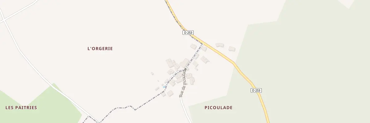 Plan du 4 Rue de Picoulade à Saint-Hilaire-du-Bois