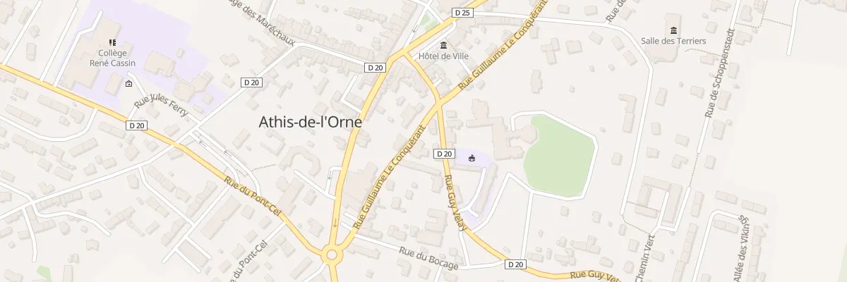 Plan du 16 Rue Guillaume le Conquérant à Athis-Val de Rouvre