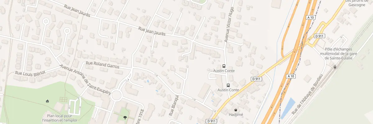 Plan du 12A Rue Jean Jaurès à Carbon-Blanc