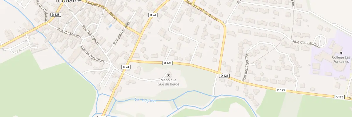 Plan du 9 Rue des Fontaines à Bellevigne-en-Layon