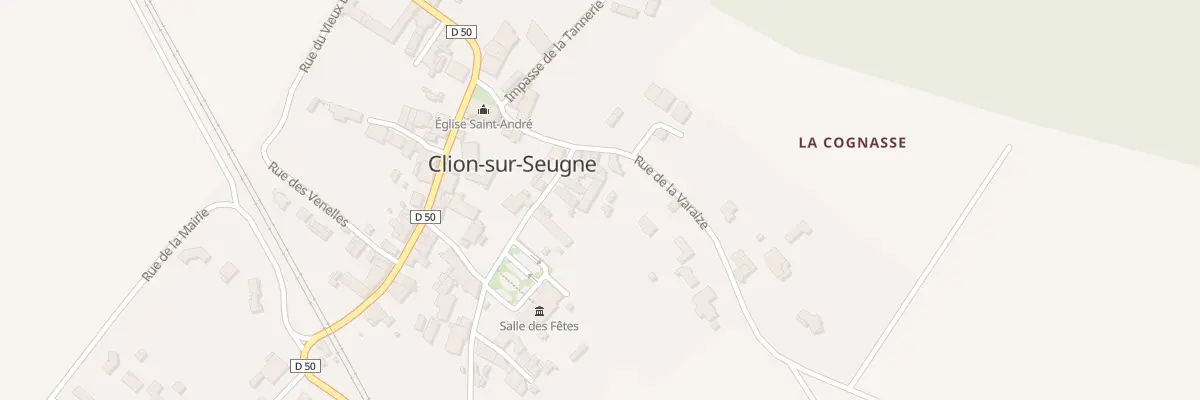 Plan du 6 Rue de la Varaize à Clion