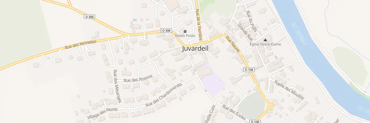 Plan du 2 Che des Écoles à Juvardeil