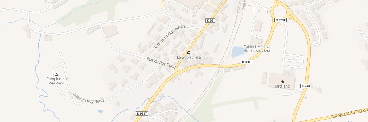 Plan du 2B Bd de la Goblechere à Bressuire