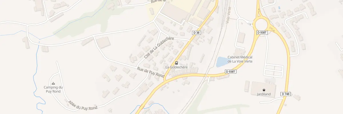 Plan du 9 Bd de la Goblechere à Bressuire