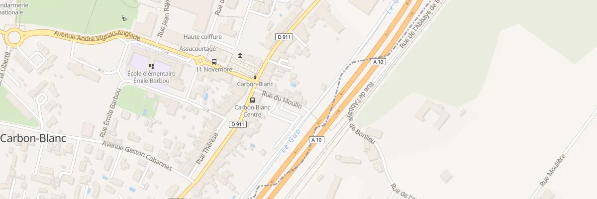 Plan du 5 Rue du Moulin à Carbon-Blanc