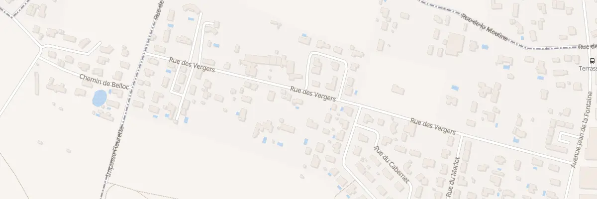 Plan du 52 Rue des Vergers à Carbon-Blanc