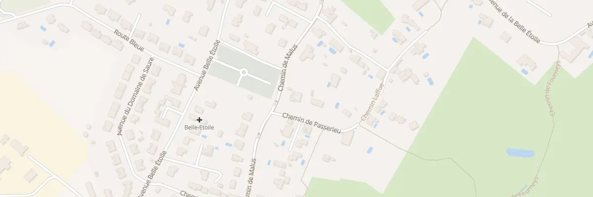 Plan du 2 Che de Passerieu à Bouliac