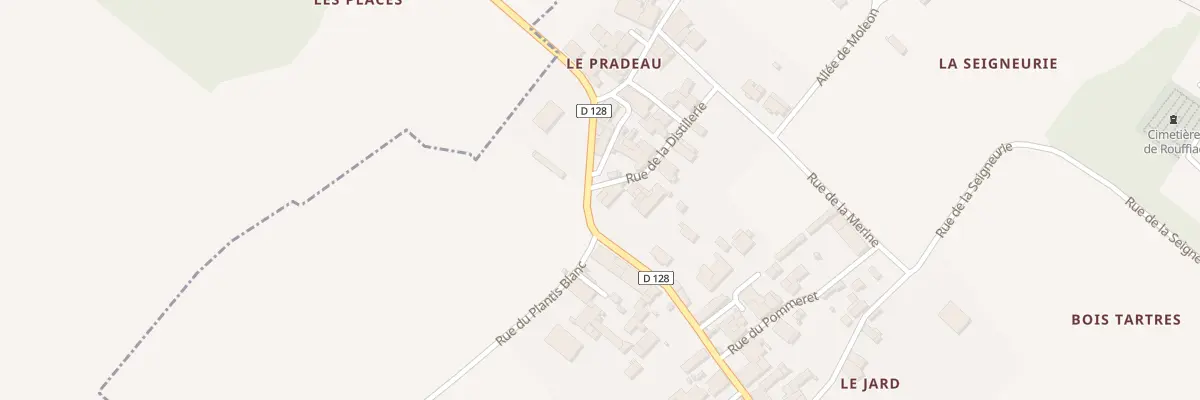 Plan du 2 Rue de la Distillerie à Rouffiac