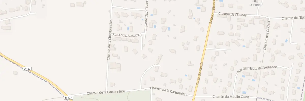 Plan du 20 Rue louis aubeux à Saint-Melaine-sur-Aubance
