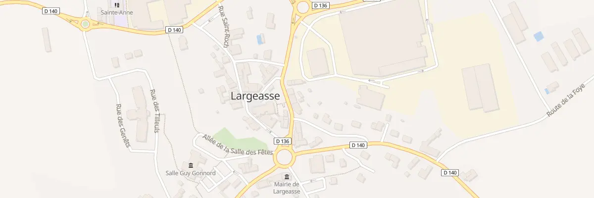 Plan du 8 Rue du Général de Gaulle à Largeasse
