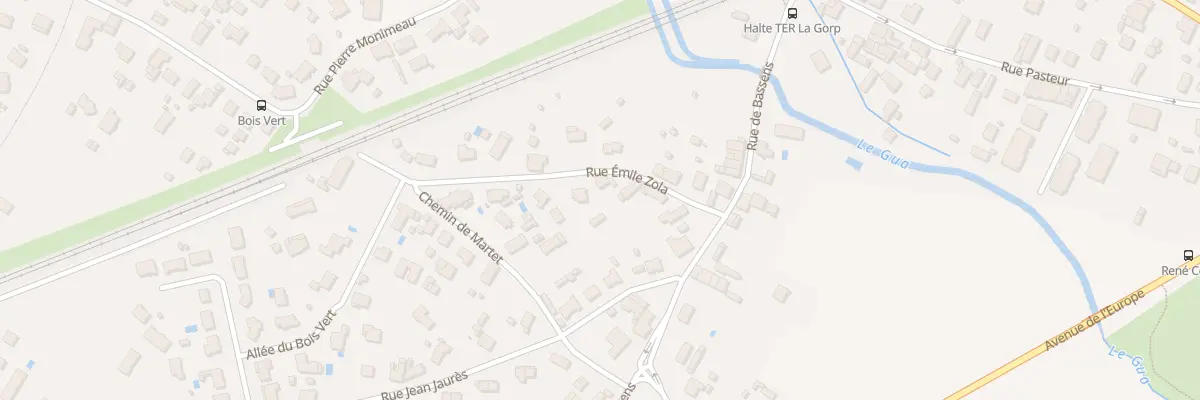 Plan du 8 Rue Emile Zola à Ambarès-et-Lagrave