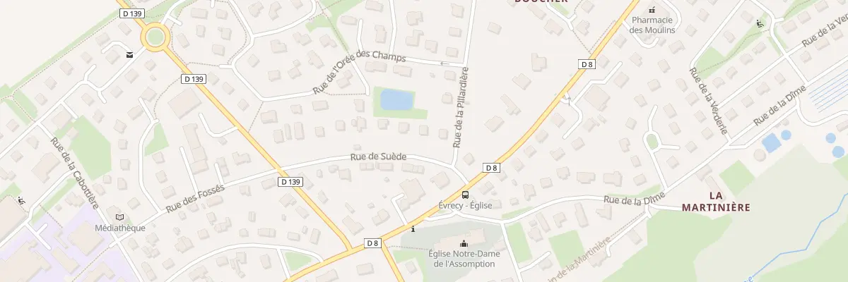 Plan du 2A Rue de Suède à Évrecy