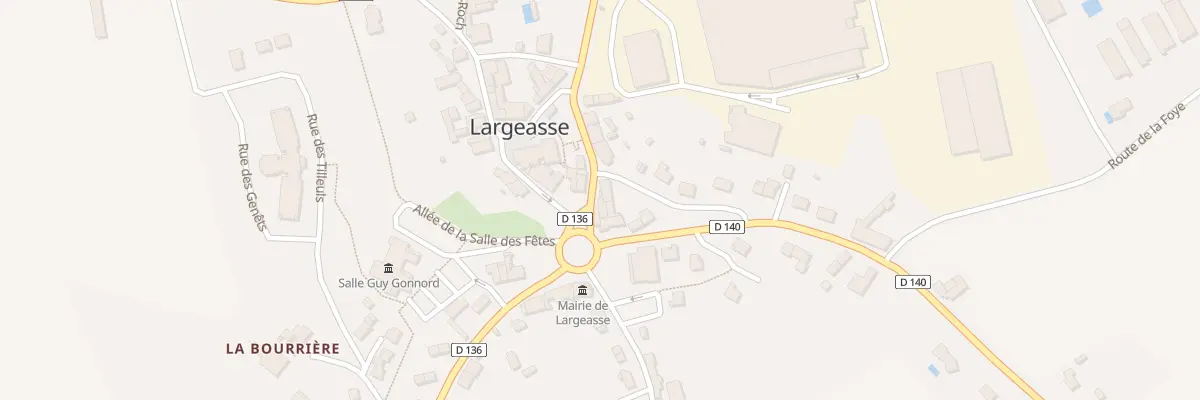 Plan du 2 Rue des Trois Pigeons à Largeasse