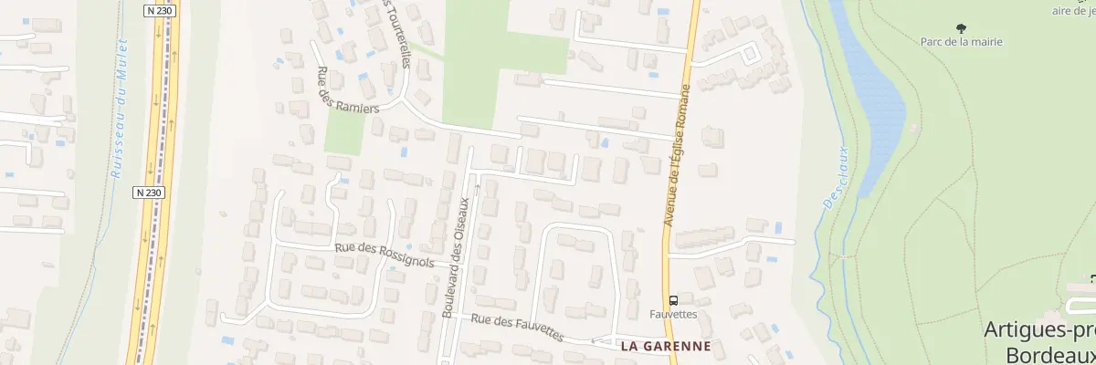 Plan du 48 Av de l’Eglise Romane à Artigues-près-Bordeaux
