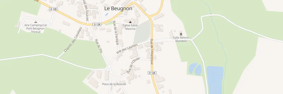 Plan du 2 Rue de l’Olivier à Beugnon-Thireuil