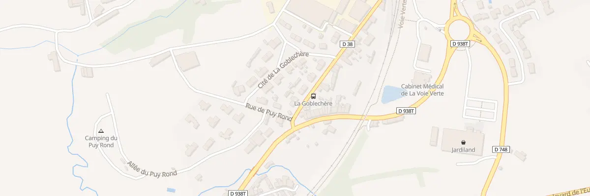 Plan du 5 Bd de la Goblechere à Bressuire