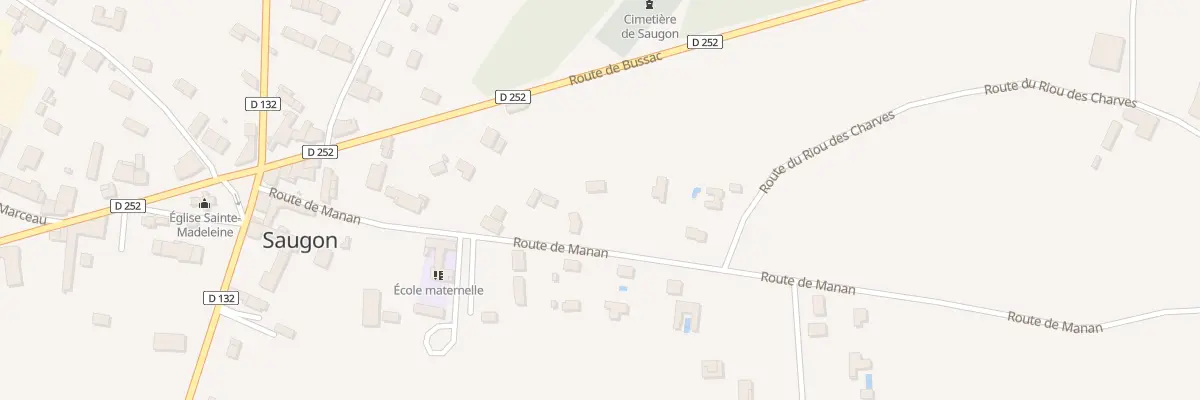 Plan du 8 Les Fosses à Saugon