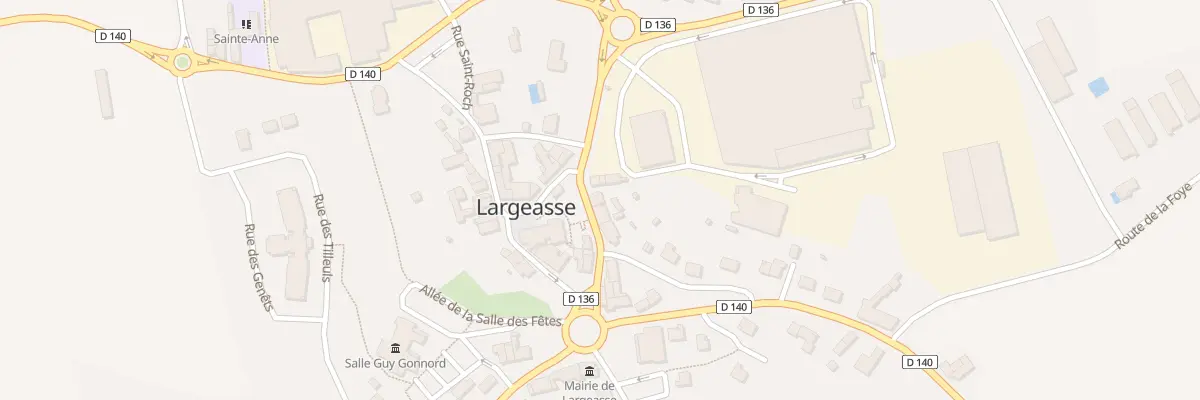 Plan du 10 Rue du Général de Gaulle à Largeasse