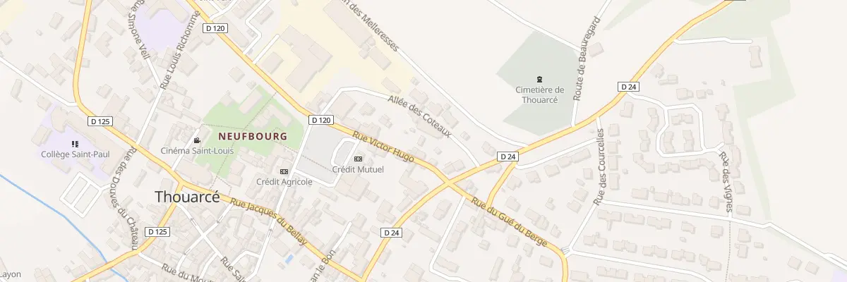 Plan du 10 Rue Victor Hugo à Bellevigne-en-Layon