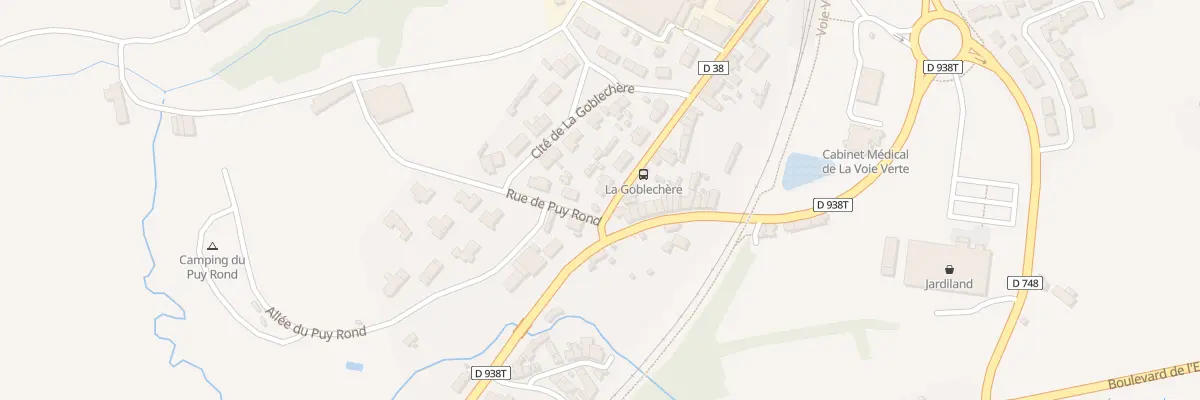 Plan du 3 Bd de la Goblechere à Bressuire