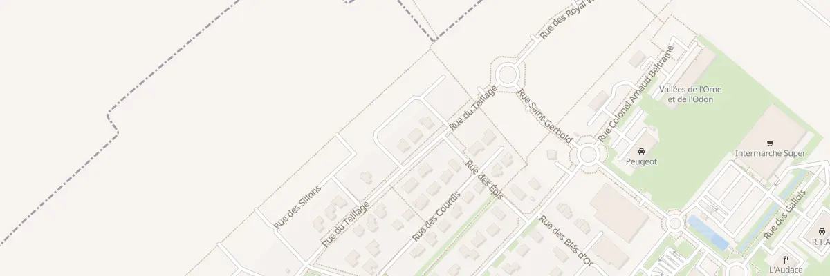 Plan du 35 Rue du Teillage à Évrecy