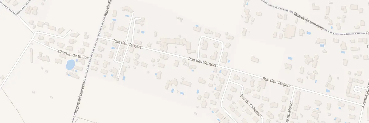 Plan du 56 Rue des Vergers à Carbon-Blanc