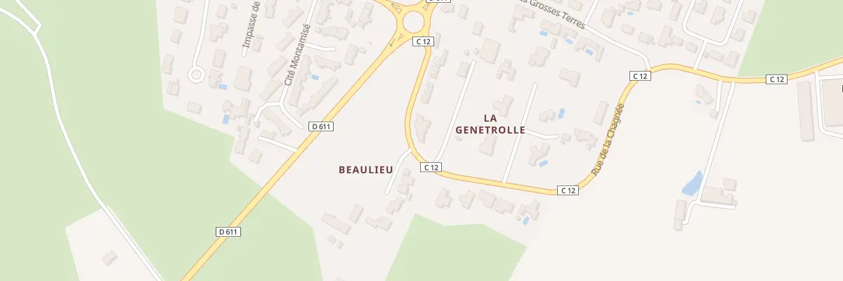 Plan du 9 Rue de la Chagnée à Bessines