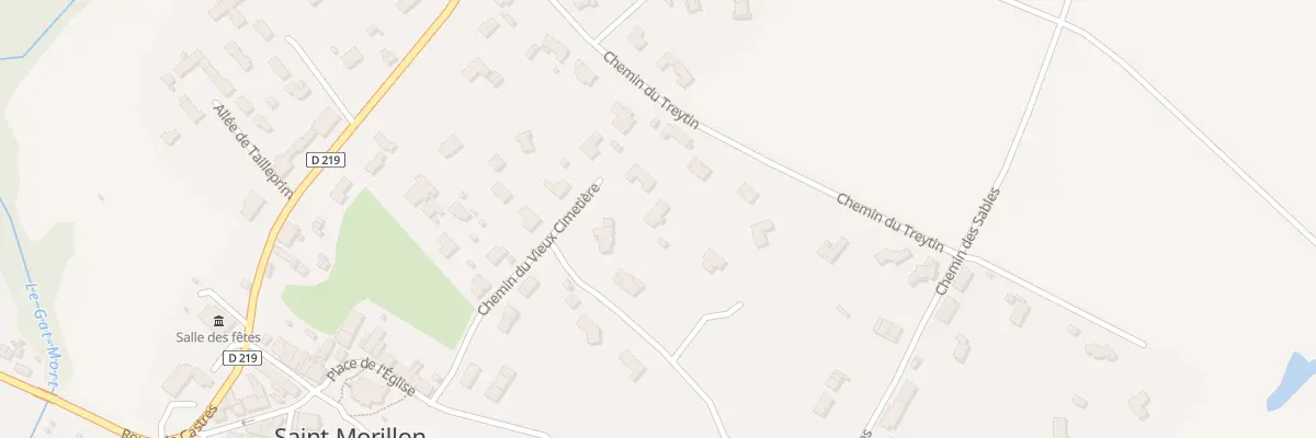 Plan du 11 Che du Vieux Cimetière à Saint-Morillon