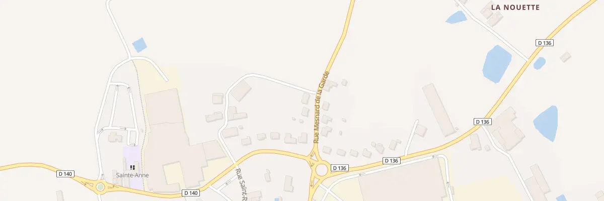 Plan du 3 Rue Mesnard de la Garde à Largeasse