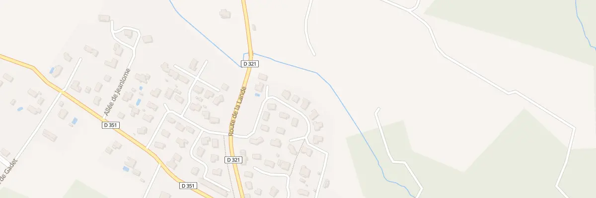 Plan du 7 Lot de Panchanx à Benquet