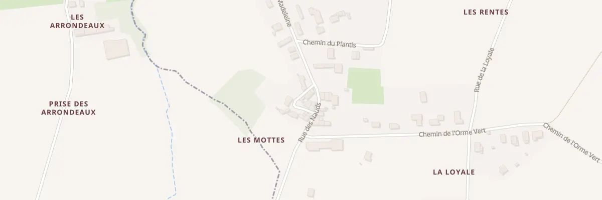 Plan du 3 Rue de la Grenouillère à Courcelles